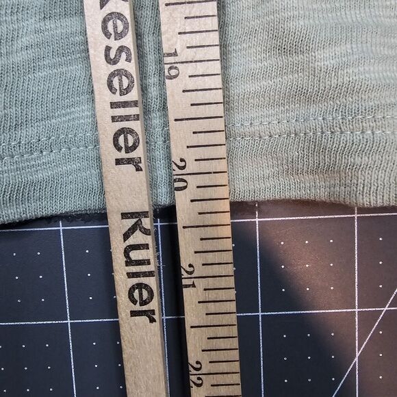 Tecovas Tshirt Womens XS Western Beige Preppy Casual Basic Classic Minimalist - Picture 7 of 7